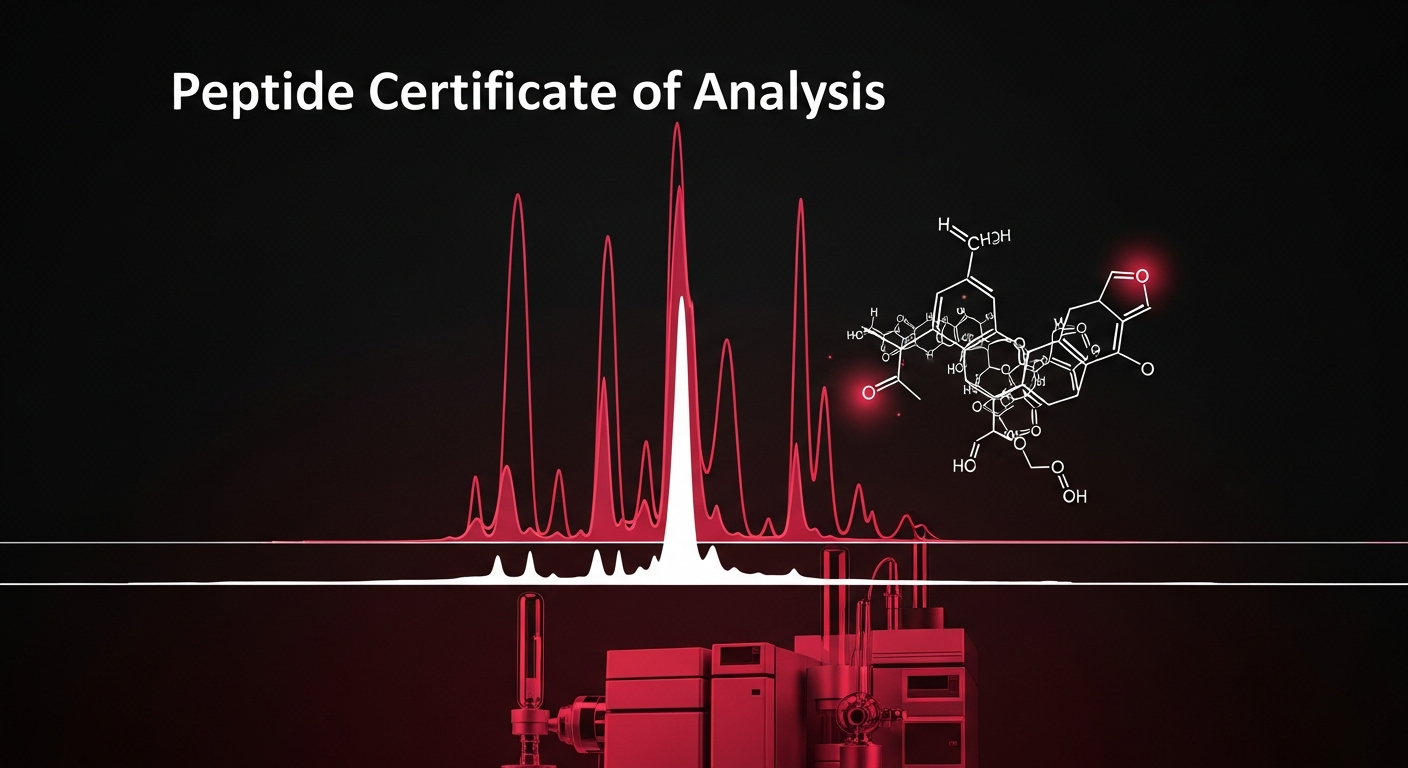 How to Read a Peptide Certificate of Analysis: HPLC, Purity, and What the Numbers Mean