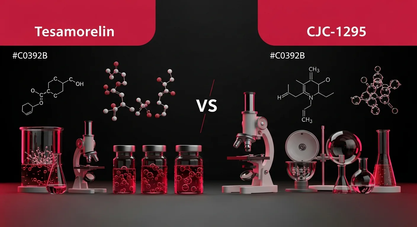 Tesamorelin vs CJC-1295: Which Growth Hormone Peptide Is Right for Your Research?
