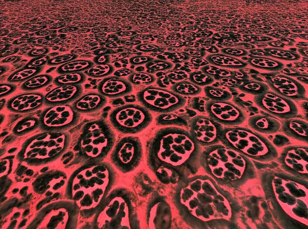 Scientific illustration of BPC-157 peptide promoting tissue repair and gut healing