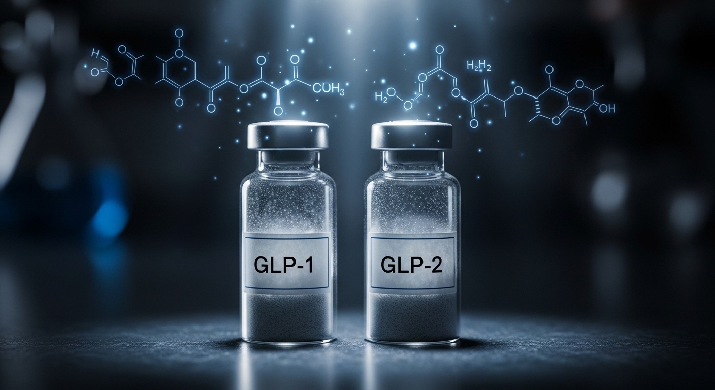 GLP-1 Sema vs. GLP-2 Tirz: Comparing Weight Loss Research Peptides