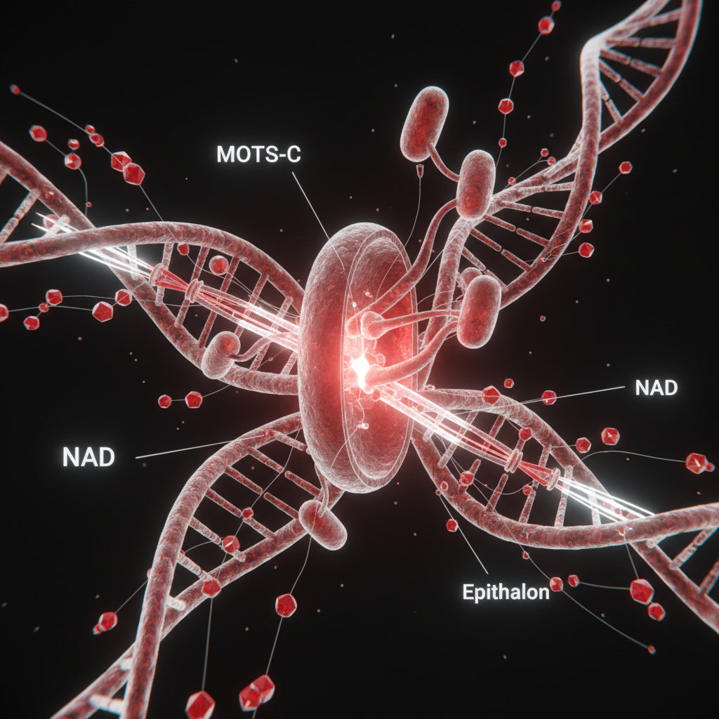 Longevity Peptides: How MOTS-C, Epithalon, and NAD+ Research Is Redefining Cellular Aging