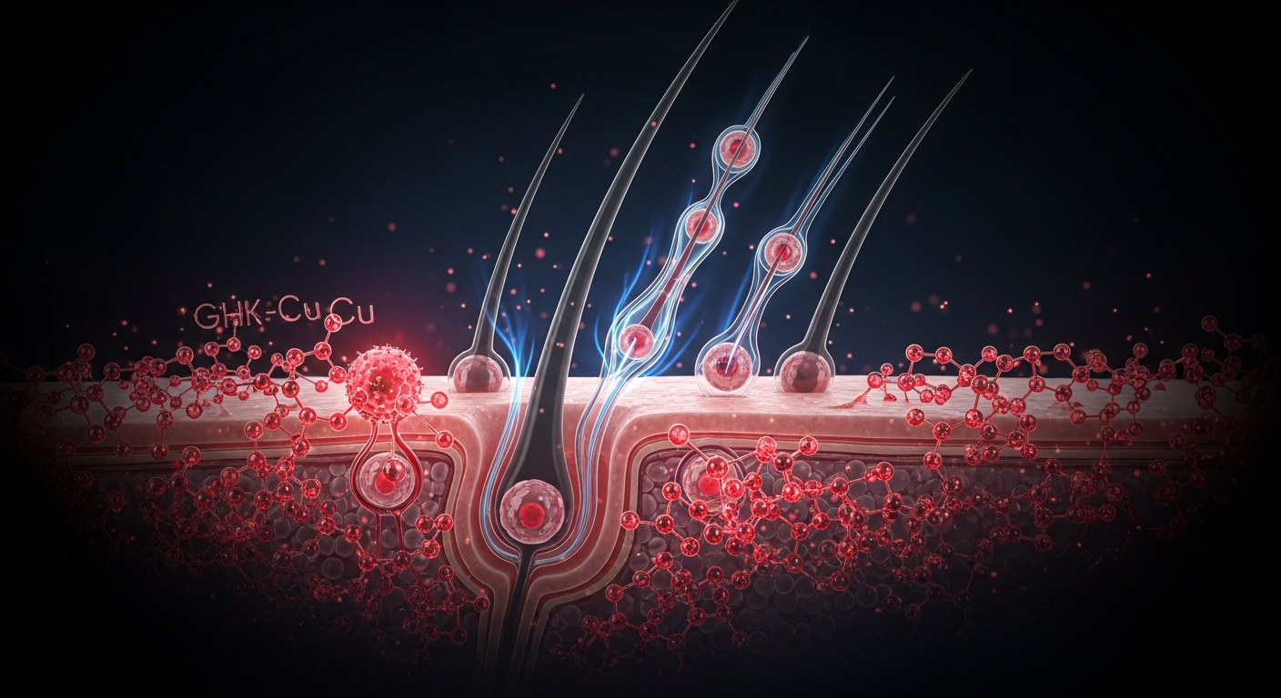 GHK-Cu for Hair Growth: What the Research Shows About Copper Peptides
