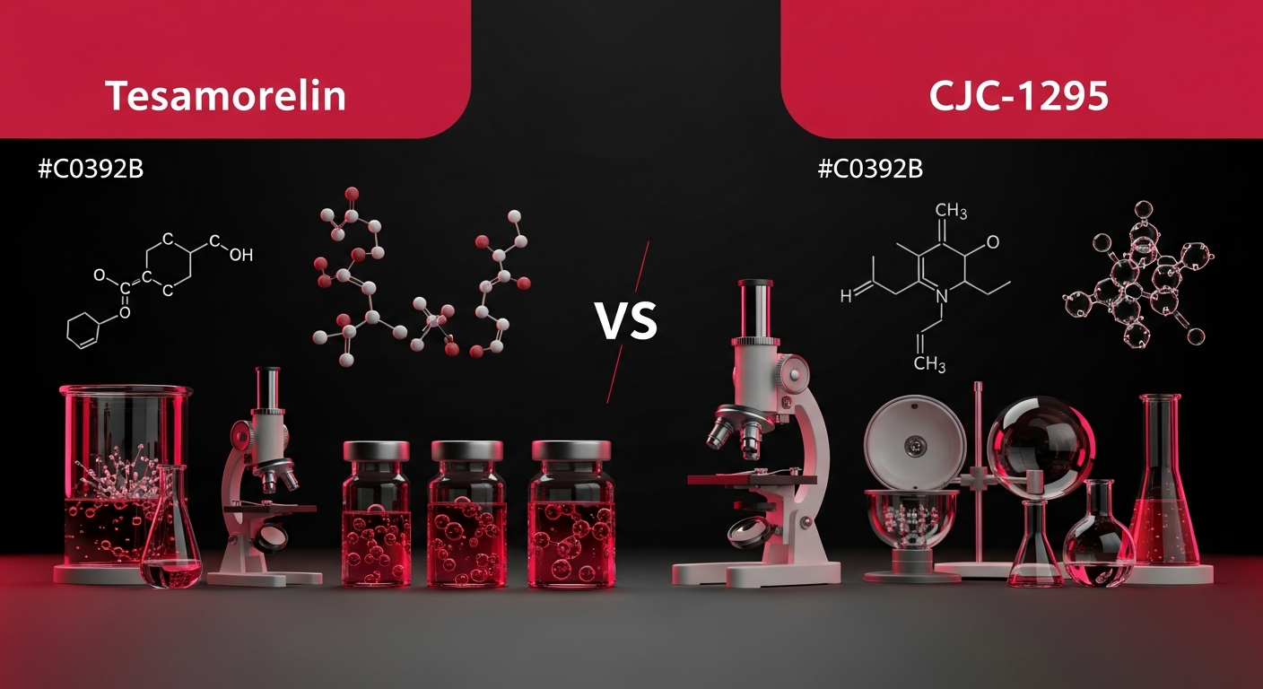 Tesamorelin vs CJC-1295: Which Growth Hormone Peptide Is Right for Your Research?