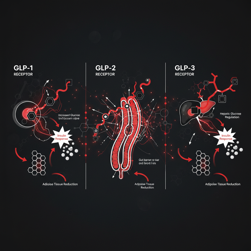 GLP-3 vs GLP-2 vs GLP-1 Peptides: 2026 Multi-Receptor Research Comparison