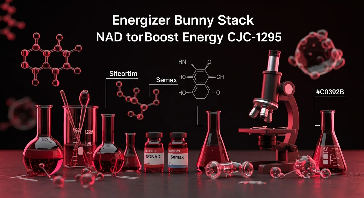 Energizer Bunny Peptide Stack: Boost Your Energy with NAD+, Semax, and CJC-1295