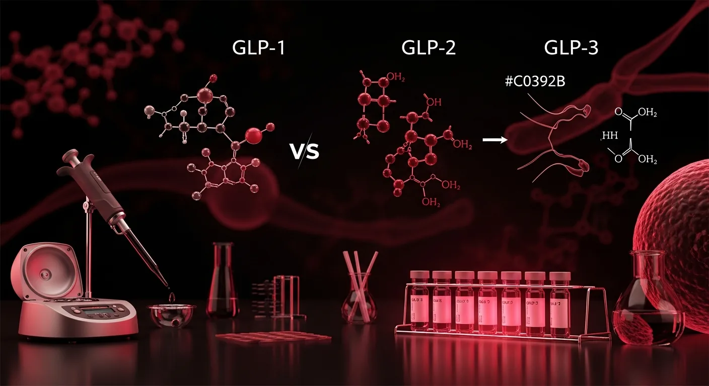 Weight Loss Peptides: GLP-1 vs GLP-2 vs GLP-3 (2026)