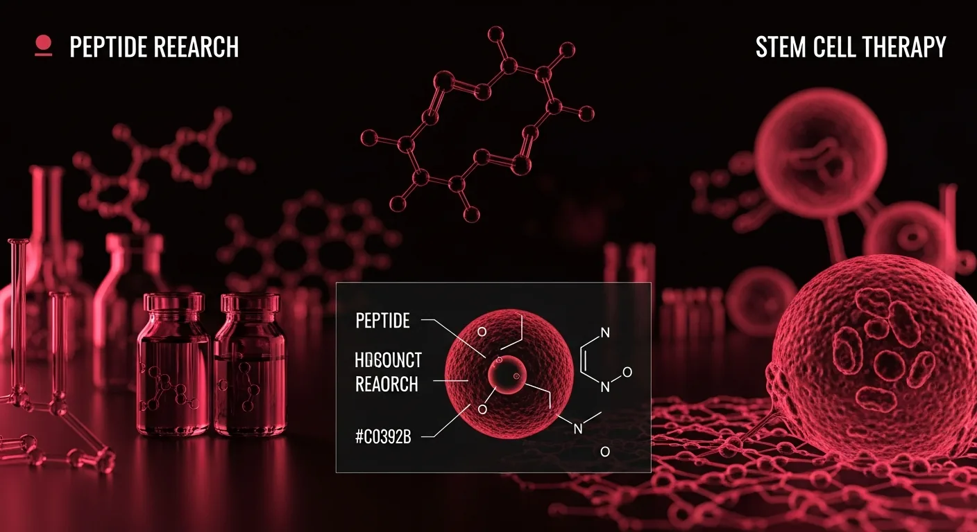 Peptides vs Stem Cell Therapy: A Regenerative Health Comparison