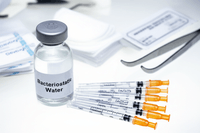 Sterile peptide reconstitution laboratory supplies and equipment