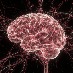 Neural pathway visualization comparing two cognitive research peptides