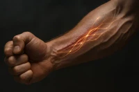 BPC-157 Wolverine repair peptide tissue healing and regeneration anti-aging research graphic