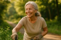 Peptide amino acid chains as signaling molecules — anti-aging research science illustration