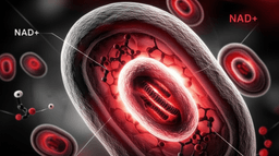 NAD+ energizing cells and boosting mitochondrial function research