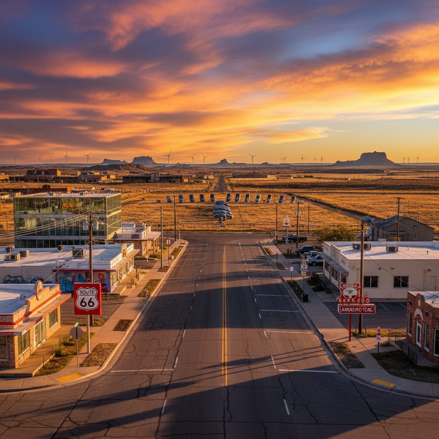 Amarillo, Texas city skyline, Spartan Peptides research compounds available for delivery