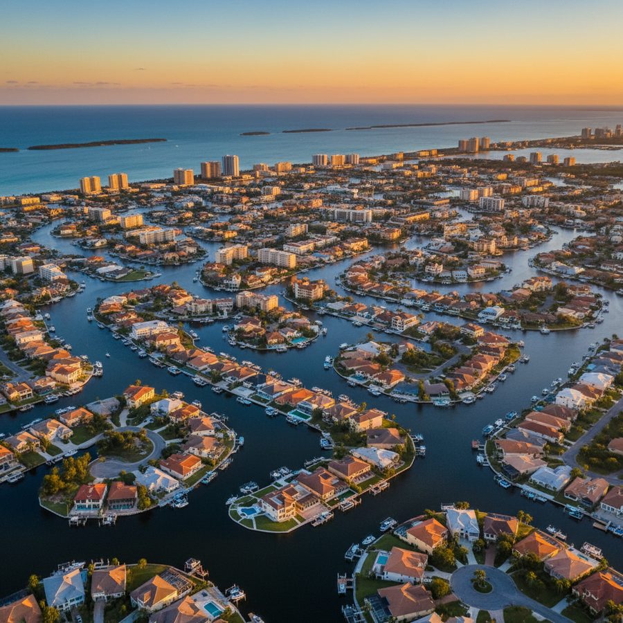 Cape Coral, Florida city skyline — Spartan Peptides research compounds available for delivery
