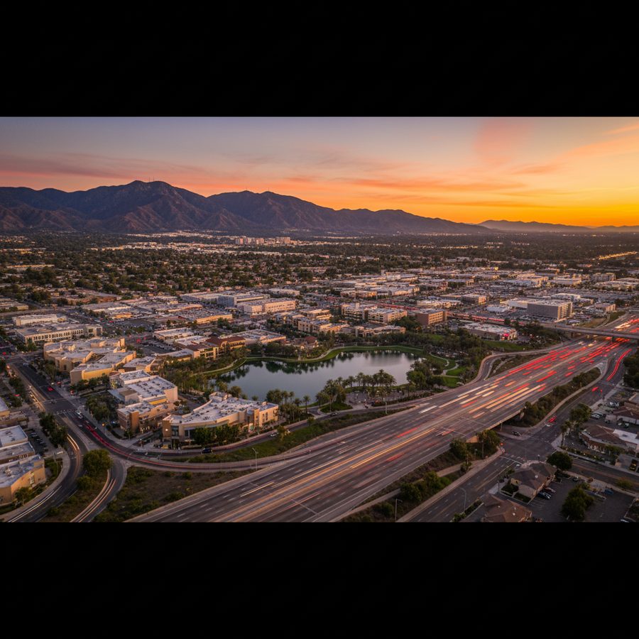 Corona, California city skyline — Spartan Peptides research compounds available for delivery