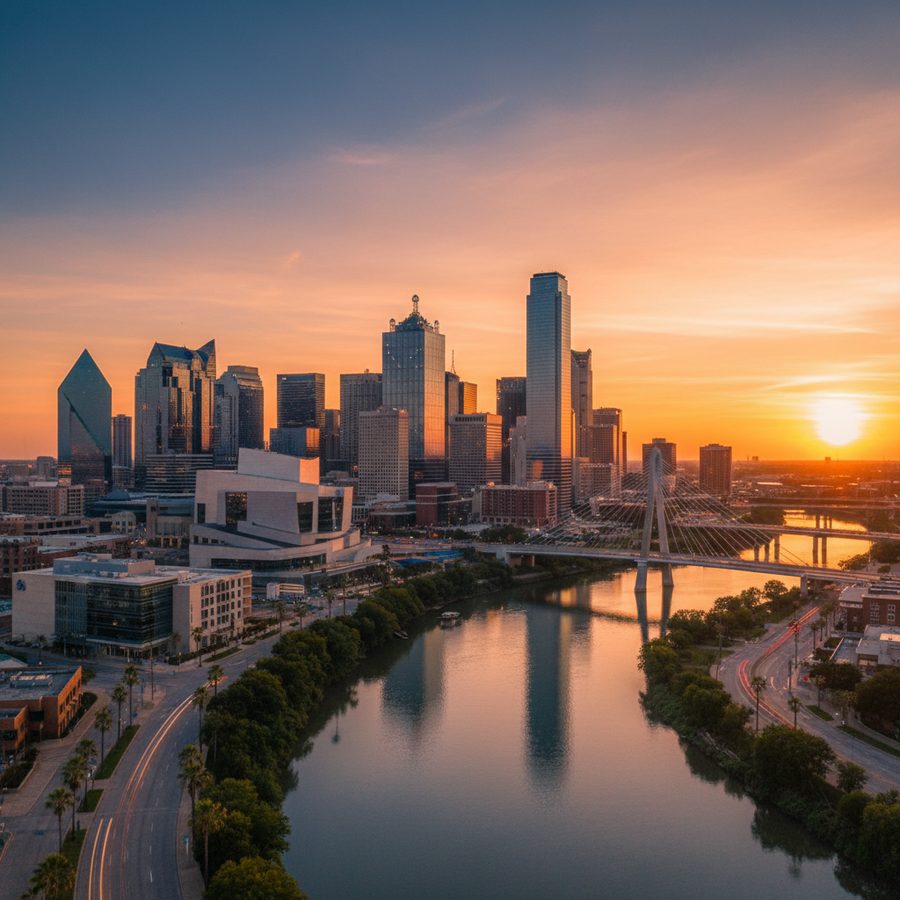 Dallas, Texas city skyline — Spartan Peptides research compounds available for delivery