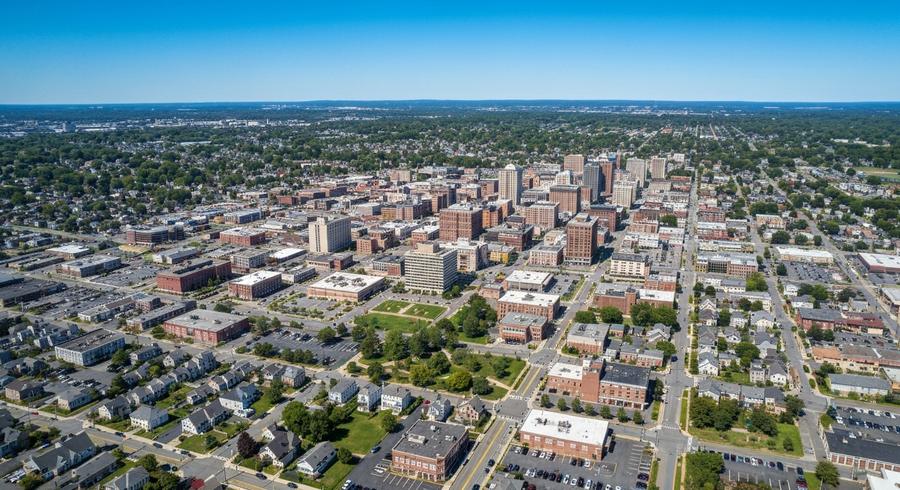 Danbury, Connecticut city skyline, Spartan Peptides research compounds available for delivery