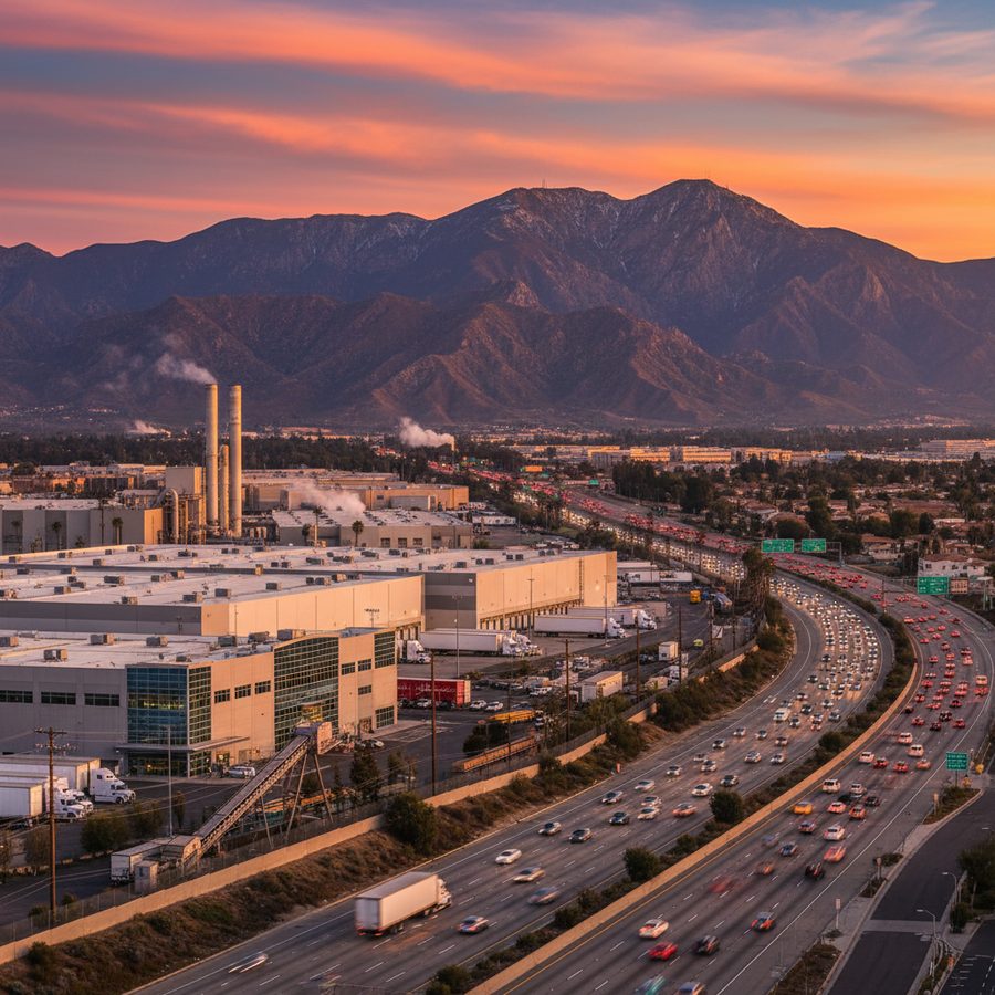 Fontana, California city skyline — Spartan Peptides research compounds available for delivery