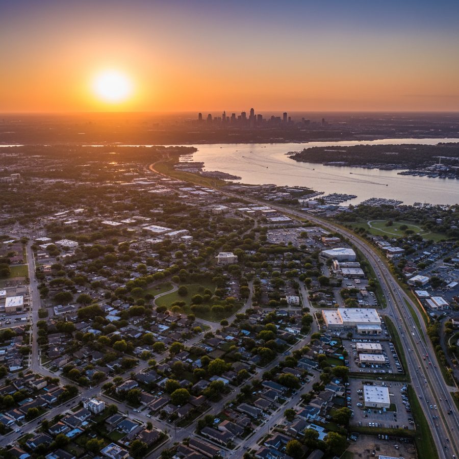 Garland, Texas city skyline, Spartan Peptides research compounds available for delivery