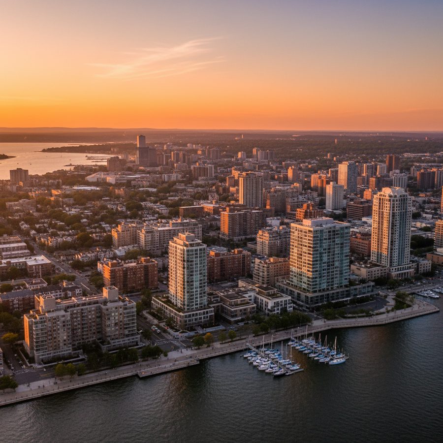 New Rochelle, New York city skyline — Spartan Peptides research compounds available for delivery