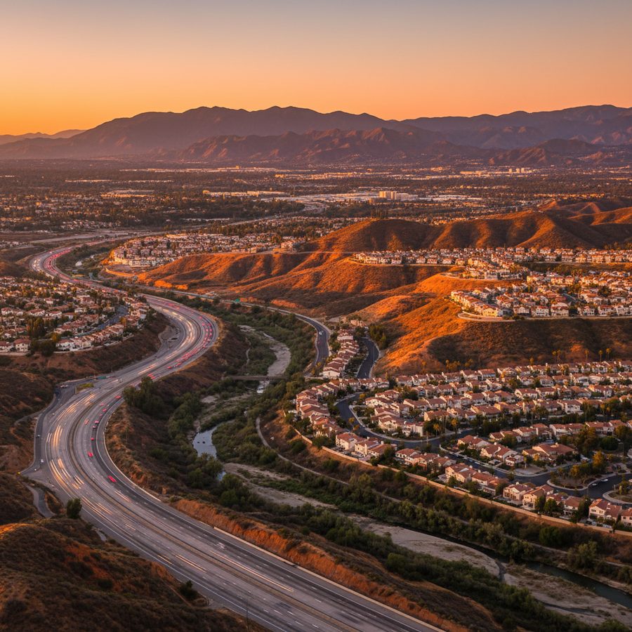 Santa Clarita, California city skyline, Spartan Peptides research compounds available for delivery