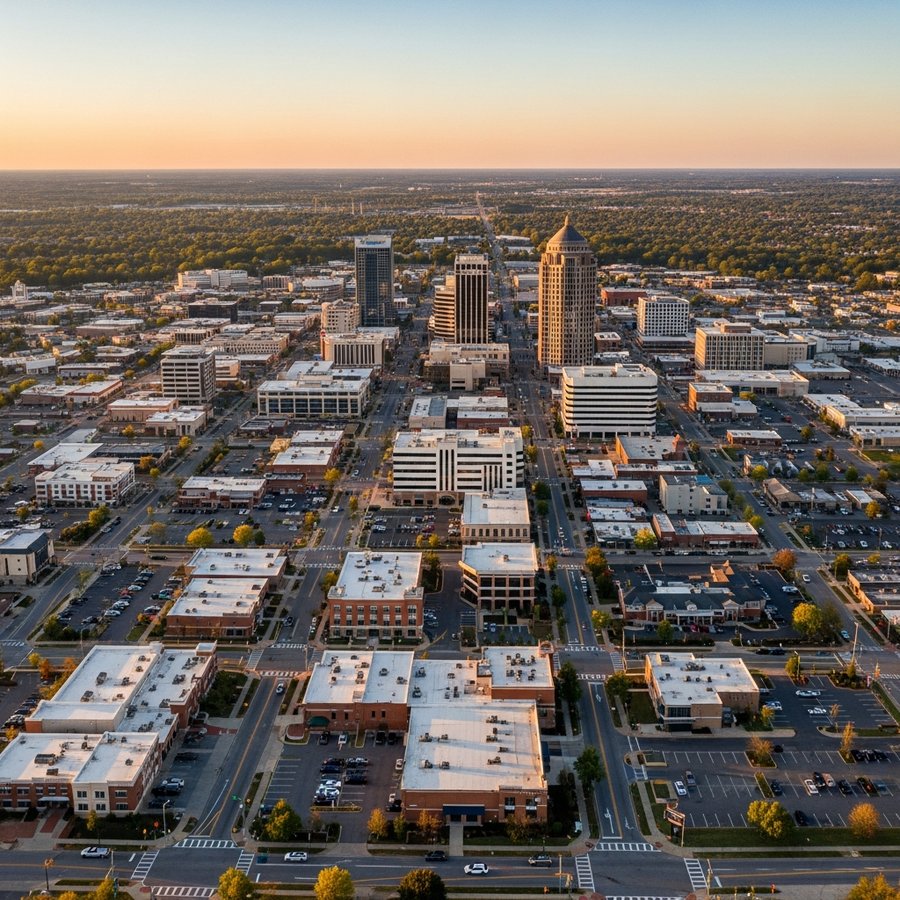 Southaven, Mississippi city skyline, Spartan Peptides research compounds available for delivery