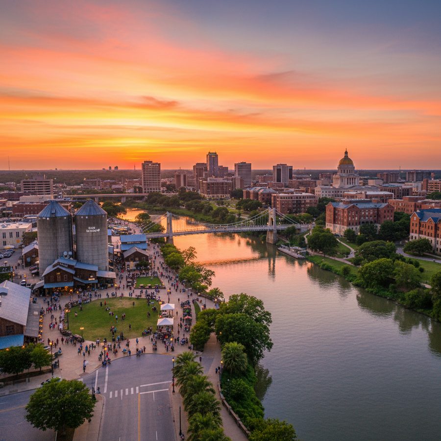 Waco, Texas city skyline — Spartan Peptides research compounds available for delivery